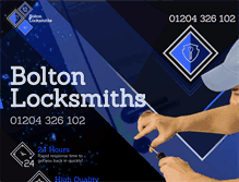 Tablet Screenshot of boltonlocksmiths.com